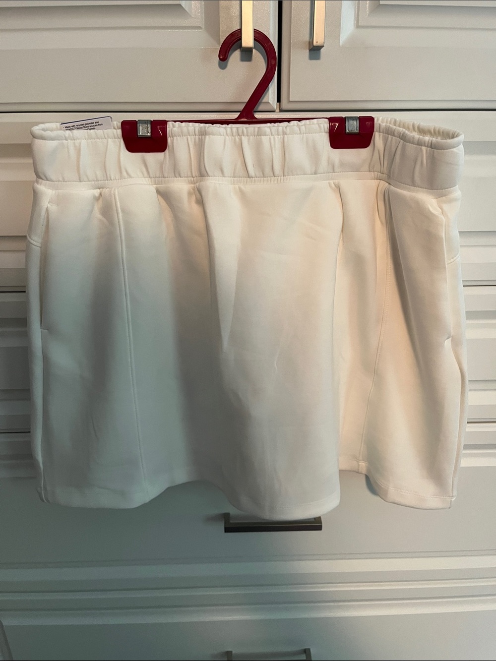 NWT Mondetta Women's white high rise walking Skort Size L